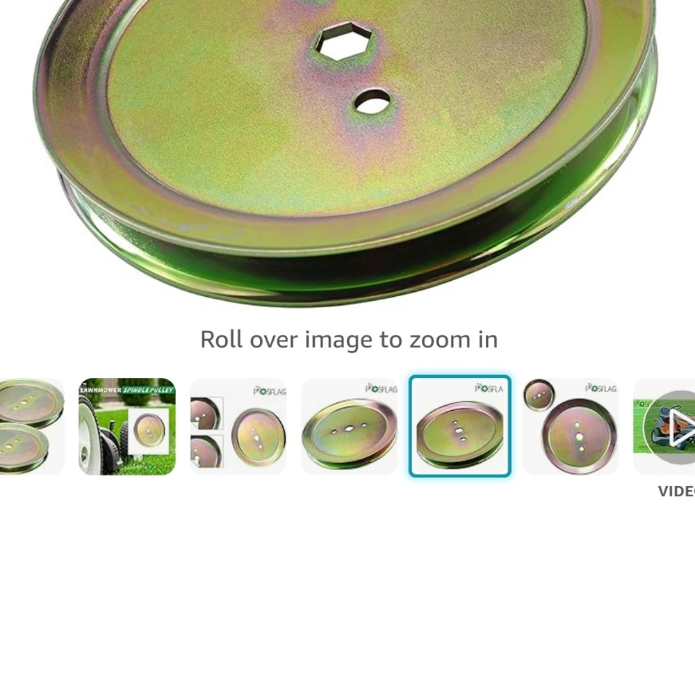 2 pack GX20367 JD spindle pulley for lawn tractors (3)